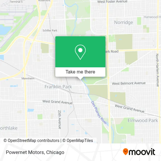 Powernet Motors map