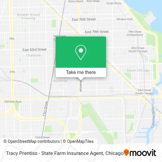 Tracy Prentiss - State Farm Insurance Agent map