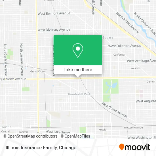 Illinois Insurance Family map