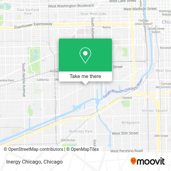 Inergy Chicago map