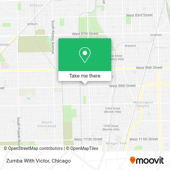 Zumba With Victor map