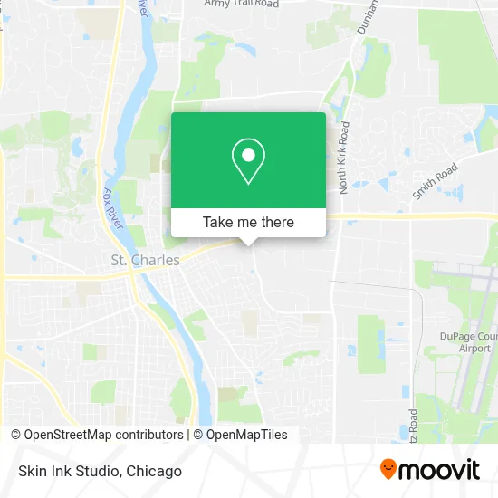 Skin Ink Studio map