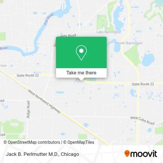 Jack B. Perlmutter M.D. map