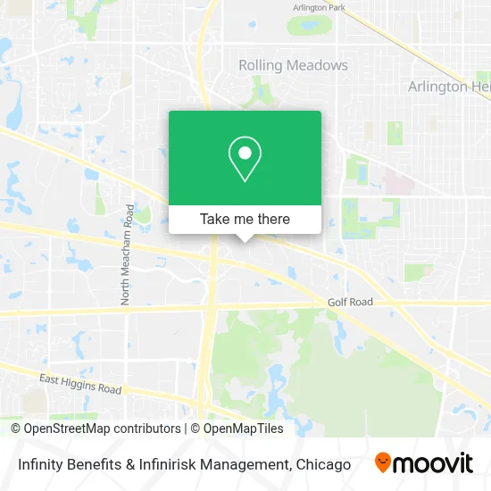 Infinity Benefits & Infinirisk Management map