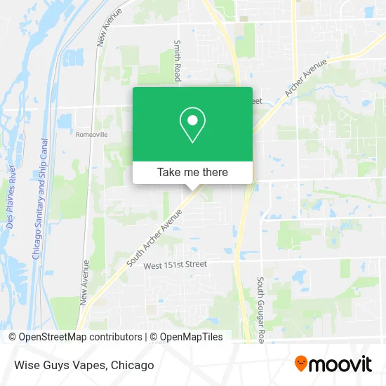 Wise Guys Vapes map