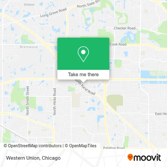 Western Union map