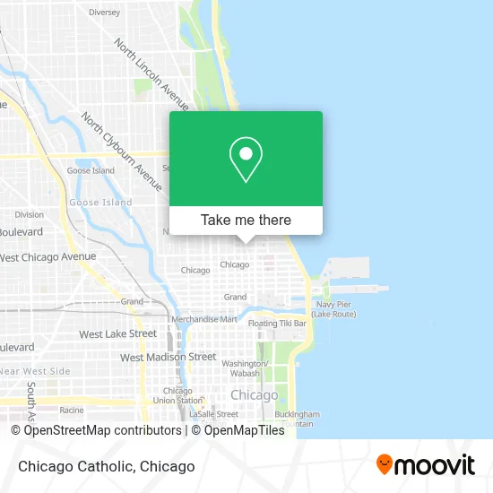 Chicago Catholic map