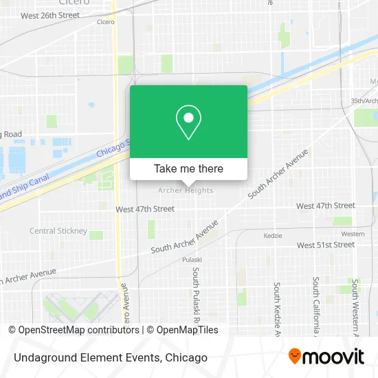 Undaground Element Events map