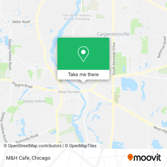 M&H Cafe map