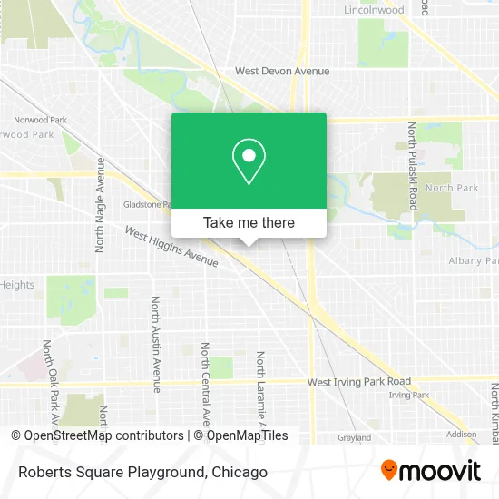 Roberts Square Playground map