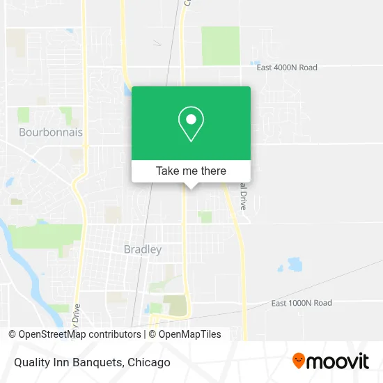 Quality Inn Banquets map
