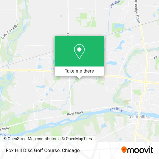 Fox Hill Disc Golf Course map
