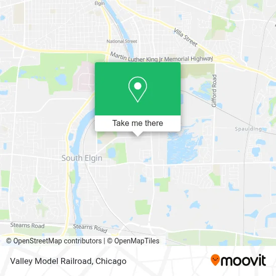 Valley Model Railroad map