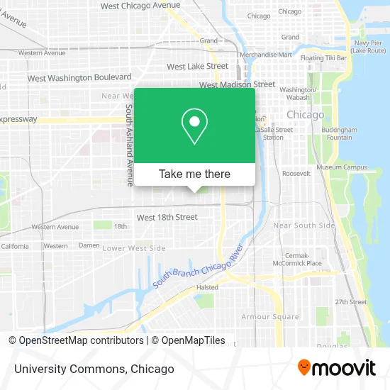 University Commons map