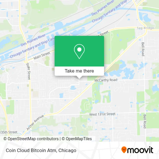Coin Cloud Bitcoin Atm map