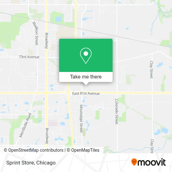 Sprint Store map