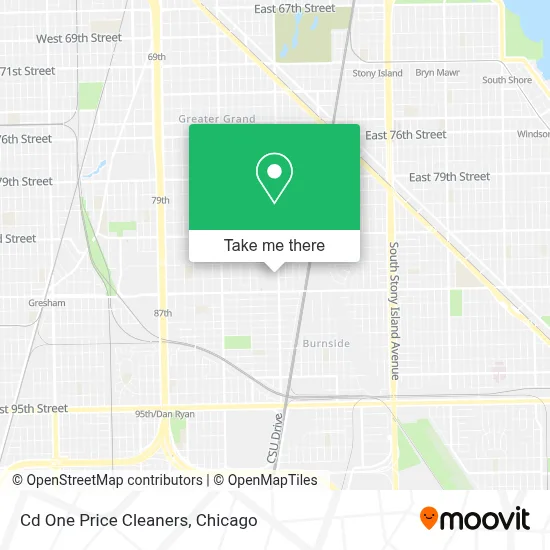 Cd One Price Cleaners map
