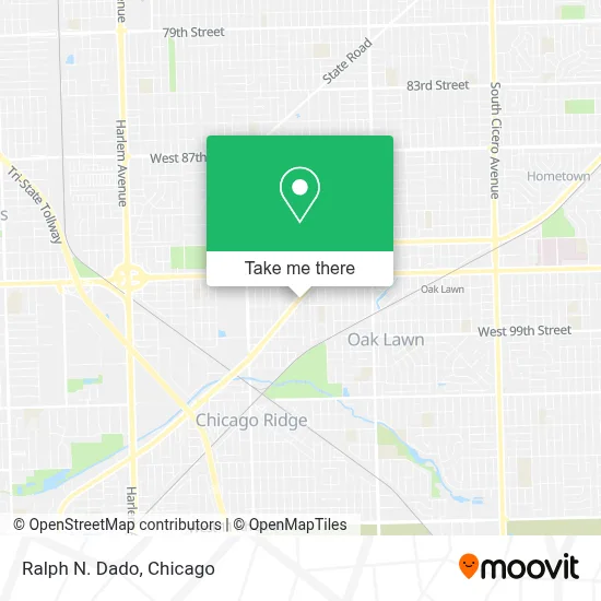 Ralph N. Dado map