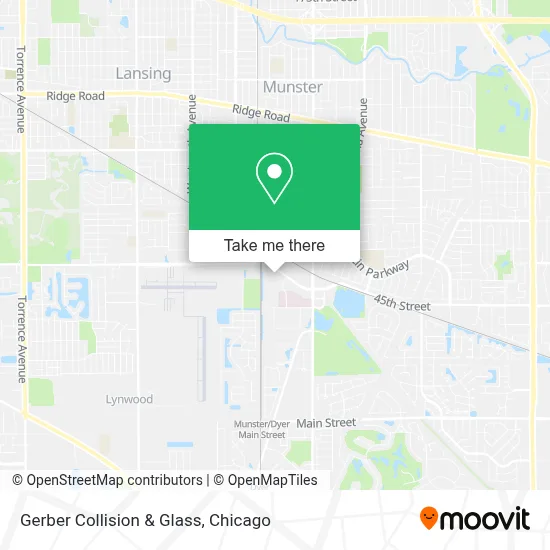 Gerber Collision & Glass map