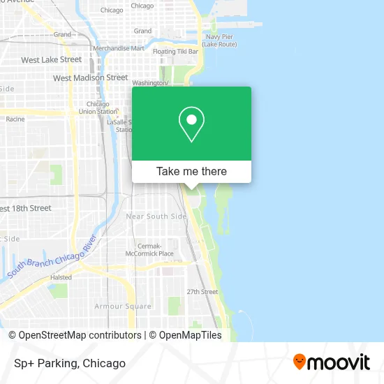 Sp+ Parking map