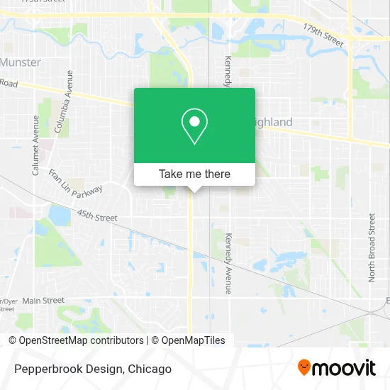 Pepperbrook Design map