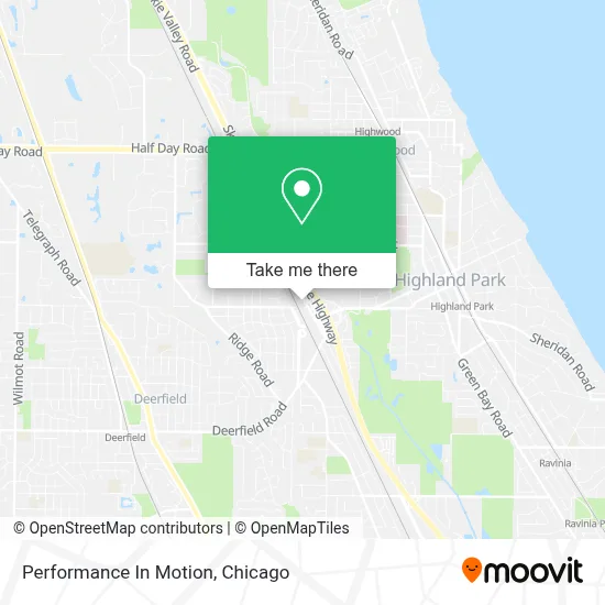 Performance In Motion map
