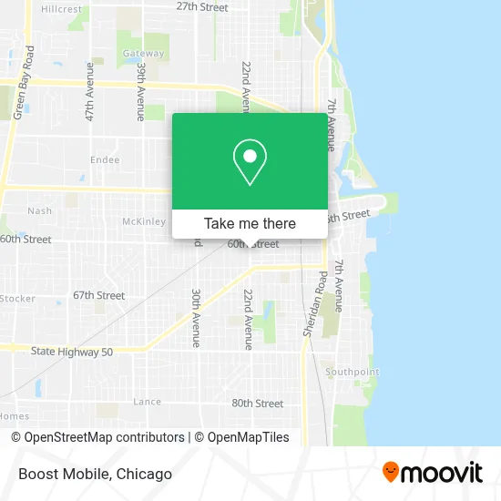 Boost Mobile map
