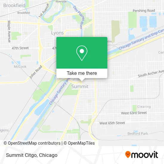 Summit Citgo map