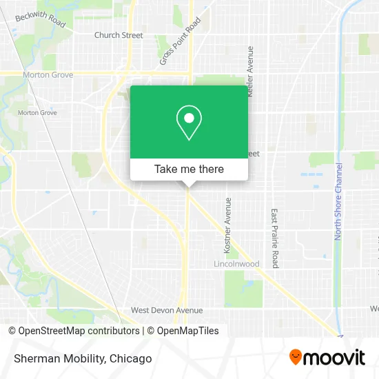 Sherman Mobility map