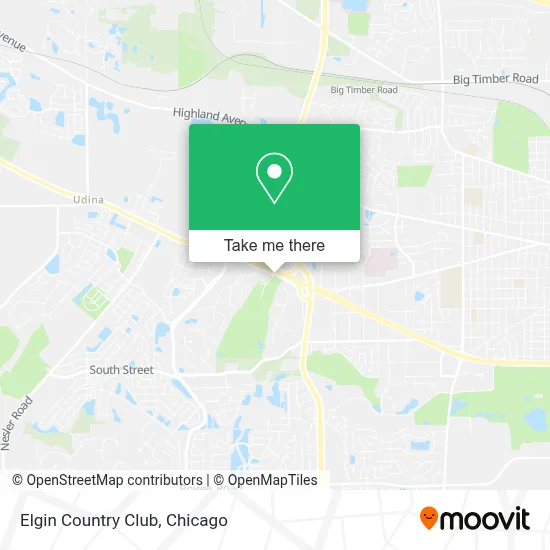 Elgin Country Club map