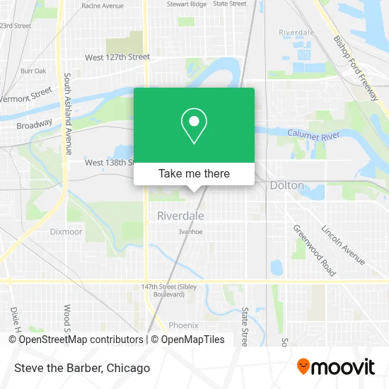 Steve the Barber map