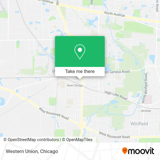 Western Union map