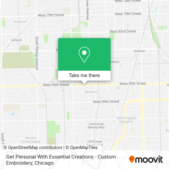 Get Personal With Essential Creations - Custom Embroidery map