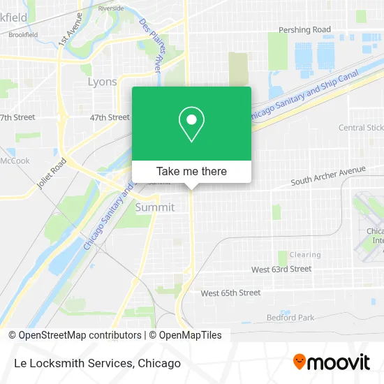 Le Locksmith Services map