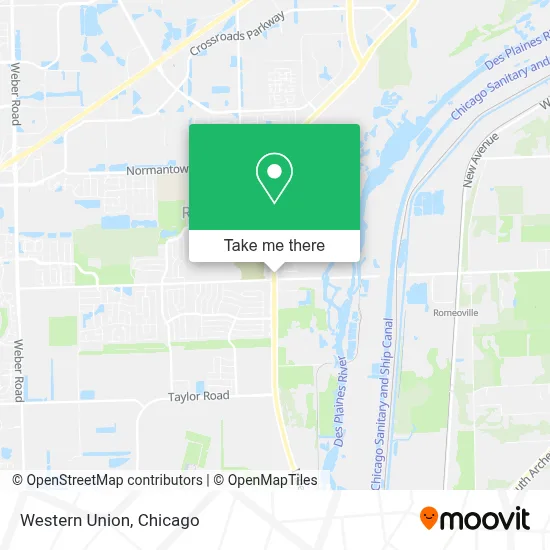 Western Union map