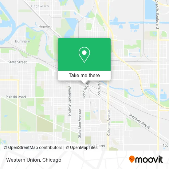 Western Union map