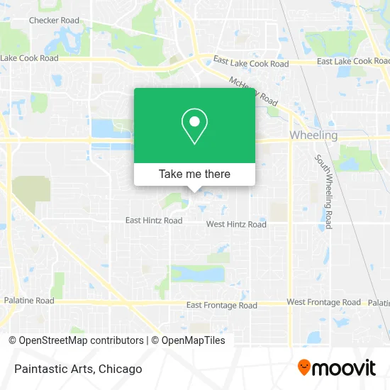 Paintastic Arts map
