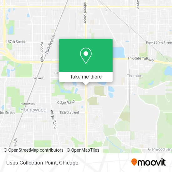 Usps Collection Point map