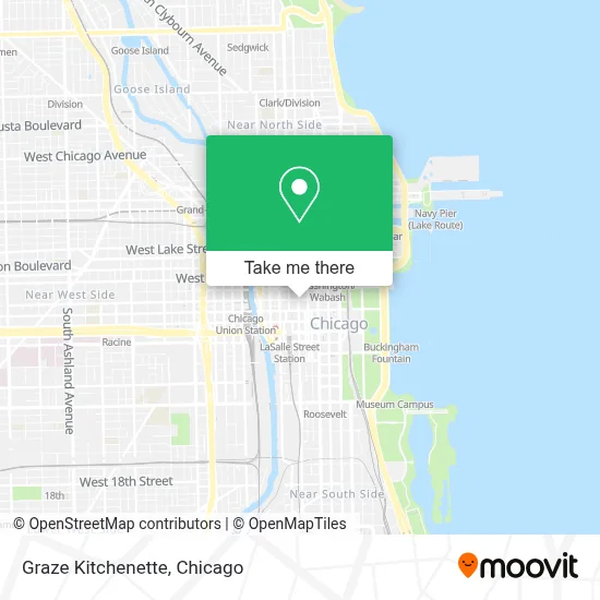 Graze Kitchenette map