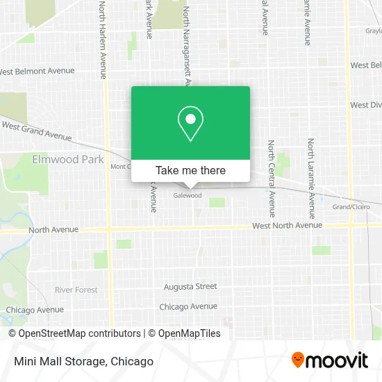 Mini Mall Storage map