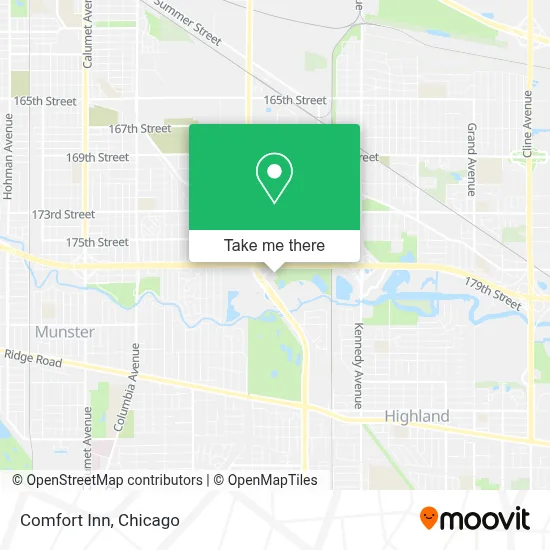 Comfort Inn map