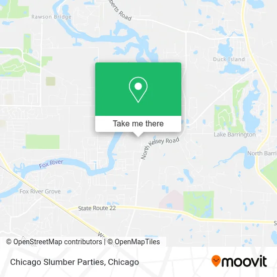 Chicago Slumber Parties map