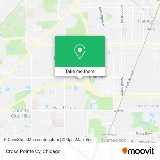 Cross Pointe Cy map