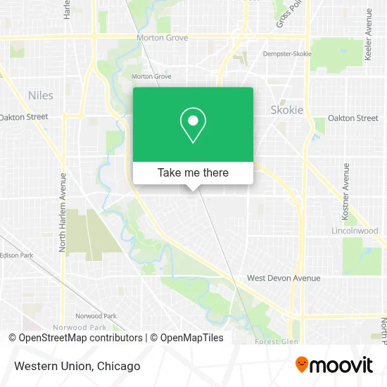 Western Union map