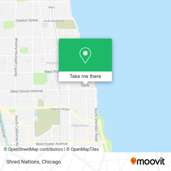 Shred Nations map