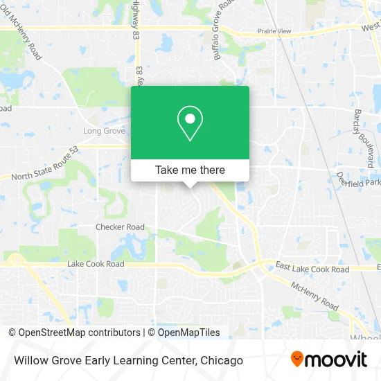Willow Grove Early Learning Center map