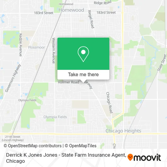Derrick K Jones Jones - State Farm Insurance Agent map