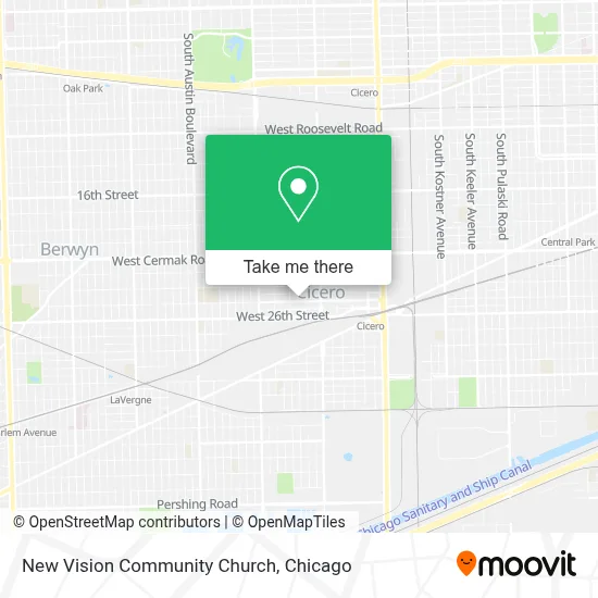 New Vision Community Church map
