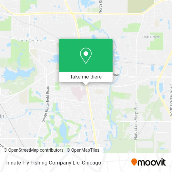 Innate Fly Fishing Company Llc map