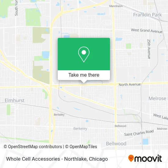 Whole Cell Accessories - Northlake map